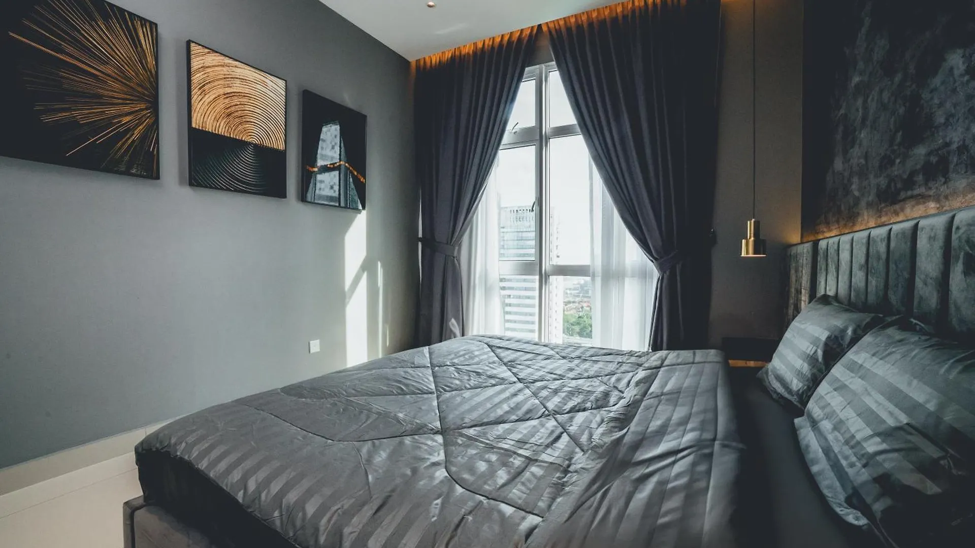 Apartment Twin Galaxy Jet Black 3Br6Pax Balcony Nr Ksl By Ourstay Johor Bahru Malaysia