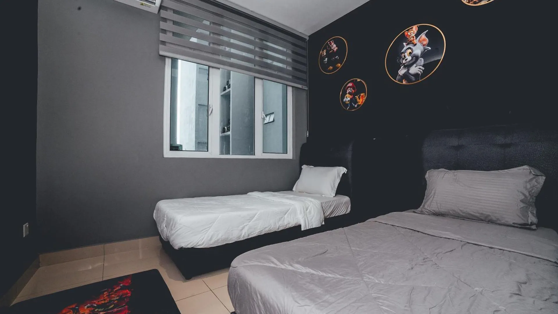 Twin Galaxy Jet Black 3Br6Pax Balcony Nr Ksl By Ourstay Johor Bahru 0*,  Malaysia